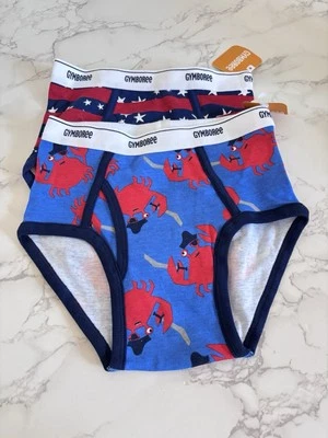 Pacote com 2 cuecas masculinas Gymboree S (5-6) - Imagem 1 de 4