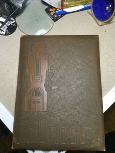 1945 El Oroso San Jacinto High School Yearbook Houston, TX Signed - Picture 1 of 12