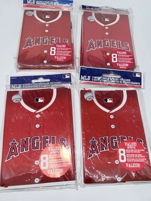 Los Angeles Angels Party Invitations & Thank You cards 8 Pack!! Lot of 4 packs - Image 1 of 3