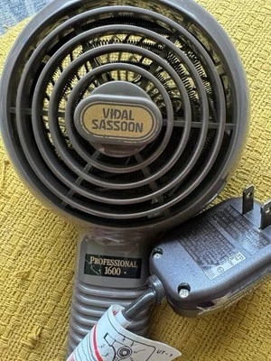 Secador de pelo retro vintage Vidal Sassoon Professional 1600 años 80/90 Foto 1 de 4