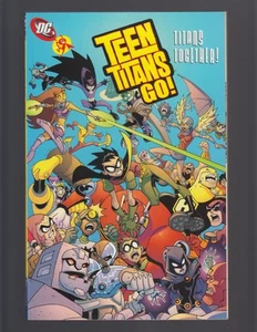 TEEN TITANS GO! TITANS TOGETHER TPB (Colecciones #26 27 28 29 30 31 32) 2006 casi nuevo - Imagen 1 de 4
