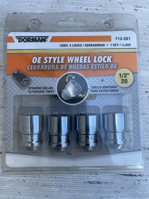 Cerraduras de rueda Dorman 712-281, se adapta a la mayoría de los vehículos Ford y Jeep Wrangler, nuevas Foto 1 de 2