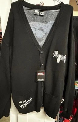 Cárdigan para hombre Marvels Venom Cake Worthy talla 3XL nuevo con etiquetas Foto 1 de 4