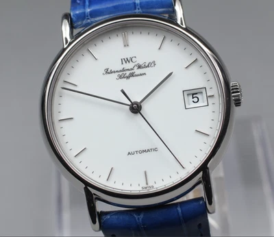 [Exc+5] IWC Portofino 3513024 Cal.37521 Automatik 33mm weißes Zifferblatt Herrenuhr - Bild 1 von 4