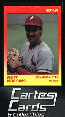 Scott Halama 1989 Star Johnson City Cardinals #14 Johnson City Cardinals - Image 1 of 2
