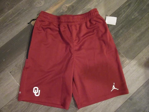Oklahoma Sooners Jordan Elite Shorts Men's Large new with tags Free Ship Cover