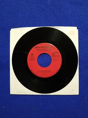Lynyrd Skynyrd WHAT’S YOUR NAME Red Label 1977 PROMO 45 rpm MCA-40819  RARE - Image 1 of 4
