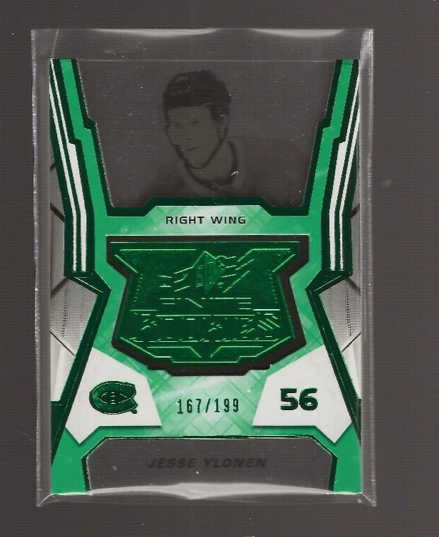 2021-22 SPx Finite Rookies Green #167/199 Jesse Ylonen #F-26 Rookie RC - Image 1 of 1