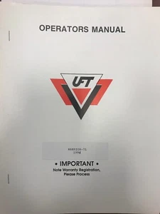 UFT Operators Manual Warrior 7-L 1996 - Imagen 1 de 1