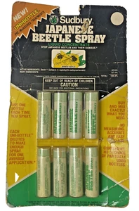 Vintage Unused Sudbury Japanese Beetle Spray in Original Package - 1970's - Picture 1 of 3