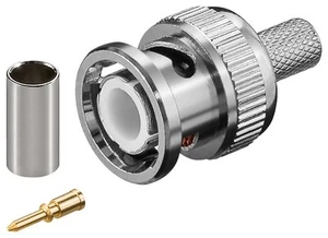 20 x BNC-Crimp-Stecker für RG 59, 75 Ohm - Bild 1 von 2