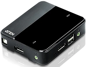 INTERRUPTOR USB DISPLAYPORT KVM ATEN 2 PUERTOS CS782DP 4K ULTRA HD COMPATIBLE - Imagen 1 de 6