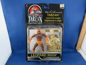 1995 Tarzan Epic Adventures Action Figure LEOPARD MAN w/ BATTLE CLAWS - Picture 1 of 3