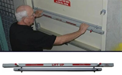 EXIT SECURITY 36" STEEL EXIT BAR DETERRENT for outswing business back & side doors SB-01-0036