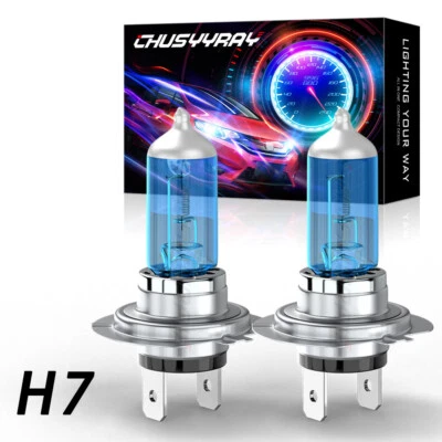 Par de faróis de halogênio H7 ajuste branco Honda CBR1000RR 2004 2005 2006 2007-2017 - Imagem 1 de 4