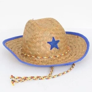 Children's Cowboy Hat with Sheriff Star NEW - Picture 1 of 5