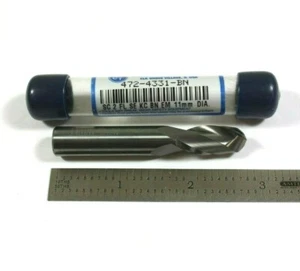 QCT 472-4331-BN SC 2FL SE KC BN 11mm Diameter Carbide End Mill, Brand New - Picture 1 of 2