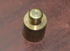 10 grammi farmacista ottone peso vintage - Foto 1 di 1