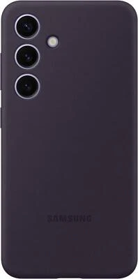 Genuine / Official Samsung Galaxy S24 Silicone Case / Cover - Dark Violet - New - Image 1 of 4
