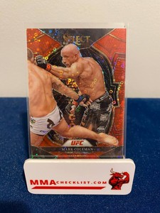 2023 Panini Select UFC Red Disco Mark Coleman /99 #79