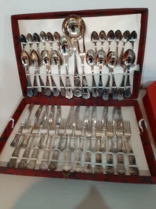 SERVIZIO POSATE VINTAGE ARG. 800 51 PZ Di Seconda Mano MAI USATO - Foto 1 di 2