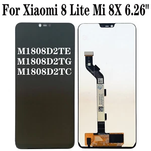 6.26" For Xiaomi 8 Lite Mi 8X M1808D2TE M1808D2TG LCD Display Touch Screen - Zdjęcie 1 z 8