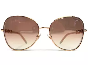 Tiffany & Co. Sunglasses TF3086 6105/3N Rose Gold Clear Nude Butterfly 57-17-140 - Picture 1 of 12