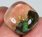 24,5 Karat natürliches äthiopisches poliertes Kristall Opal Cab Farbspiel Probe PYW247