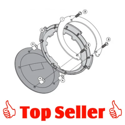 GIVI BF01 Tanklockring (Befestigung) für Tanklock / TanklockED Tankrucksäcke - Bild 1 von 4