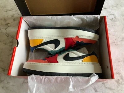 W Air Jordan 1 elevate low SE DX3951 100 size 12 sail, black, fire red etc. - Image 1 of 4
