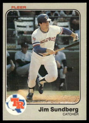 1983 Fleer #580 Jim Sundberg - Image 1 of 2