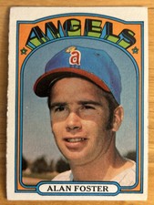 1972 Alan Foster Baseball Card #521 Angels Pitcher Low-Grade O/C