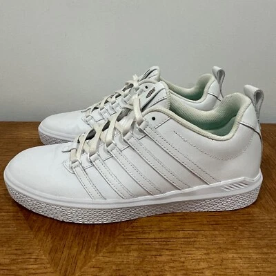 K Swiss Donovan Sneakers Womens 11 White Leather Lace Up Shoes NEW - Image 1 of 4
