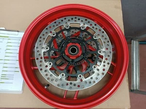 Cerchio Anteriore Rosso Completo di Dischi Per Ducati Monster 797 50121761AB - Imagen 1 de 1