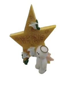 Snowonders "Believe in Promises" 7874 April Snowman Sarah's Attic Star - Picture 1 of 4