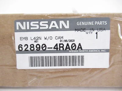 Genuine OEM Nissan 62890-4RA0A Front Grille Emblem 2015-2018 Maxima - Image 1 of 3