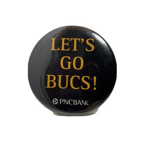 Vintage Pittsburgh Pirates Let’s Go Bucs! PNC Bank Pin Button Baseball MLB - Bild 1 von 2