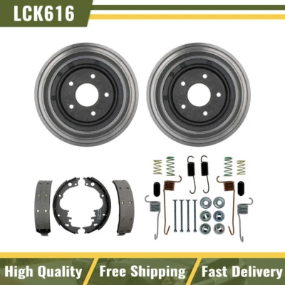 Tambores de freno traseros y zapatas de freno kit de resorte de hardware para Pontiac LeMans 1975 Foto 1 de 4