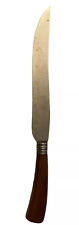 Vtg General Cutlery Stainless Steel 8” Carving Knife W/ Brown Bakelite Handle