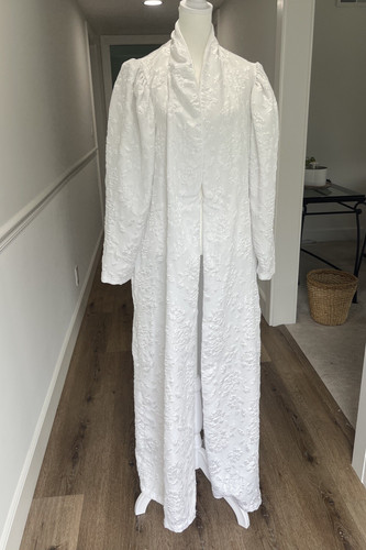 Vintage Christian Dior Miss Dior M casa cappotto accappatoio spolverino bianco festa Hollywood