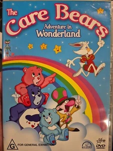 THE CARE BEARS ADVENTURE IN WONDERLAND DVD ORIGINAL 1987 MOVIE CARTOON TV SHOW - Picture 1 of 3