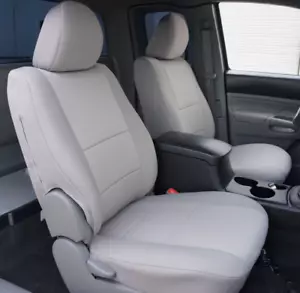 2009-15 TOYOTA TACOMA CROSS NEO SUPREME CUSTOM FIT 2 FRONT SEAT COVERS 11 COLORS - Picture 1 of 12
