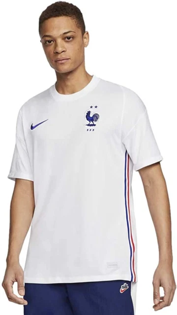 Nike FFF France Breathe Stadium Away M size Jersey - White (1-32840)