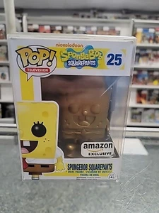 Pantalones cuadrados Funko Pop de Bob Esponja #25 - dorados - exclusivos de Amazon - Imagen 1 de 6