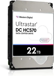 Western Digital 0F48155 Ultrastar DC HC570 22 TB Hard Drive - 3.5" Internal - Picture 1 of 2