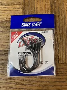 Eagle Claw Lazar Sharp Flipping Nook Hook Size 5/0 - Picture 1 of 2