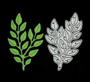Dekorative Blätter Metall Stanzschablone, Blatt, Kartenherstellung, Scrapbooking UK LAGER D5 - Bild 1 von 4