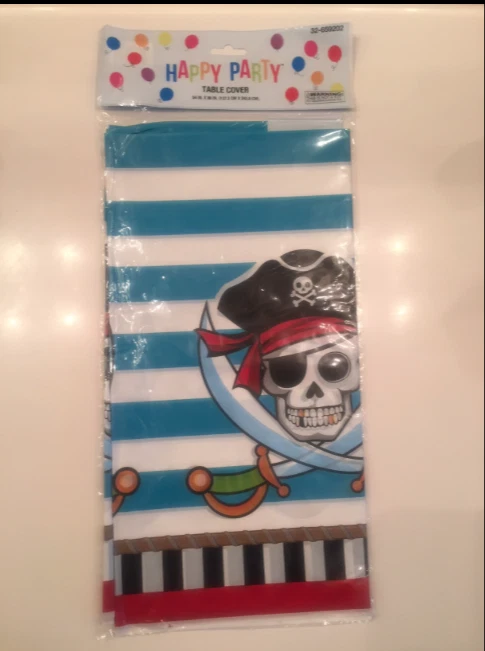 NUEVO MANTEL MANTEL MANTEL MANTEL PARA FIESTAS HALLOWEEN CUMPLEAÑOS PIRATA  Foto 1 de 1