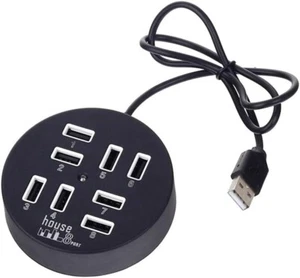 KDL Tech 8 Port USB Hub - Picture 1 of 4