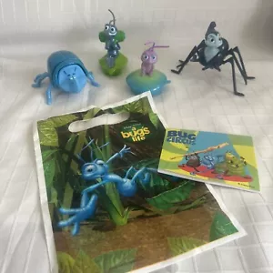 Lote de 6 A Bug’s Life Disney Pixar McDonalds’ Happy Meal Juguetes Bloc de notas Bolsa de regalo - Imagen 1 de 18